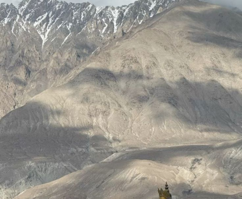 Shanti stupa, Chanspa, Ladakh